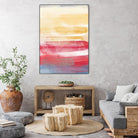 A Little More by Jenn Jorgensen on GIANT ART - yellow abstract