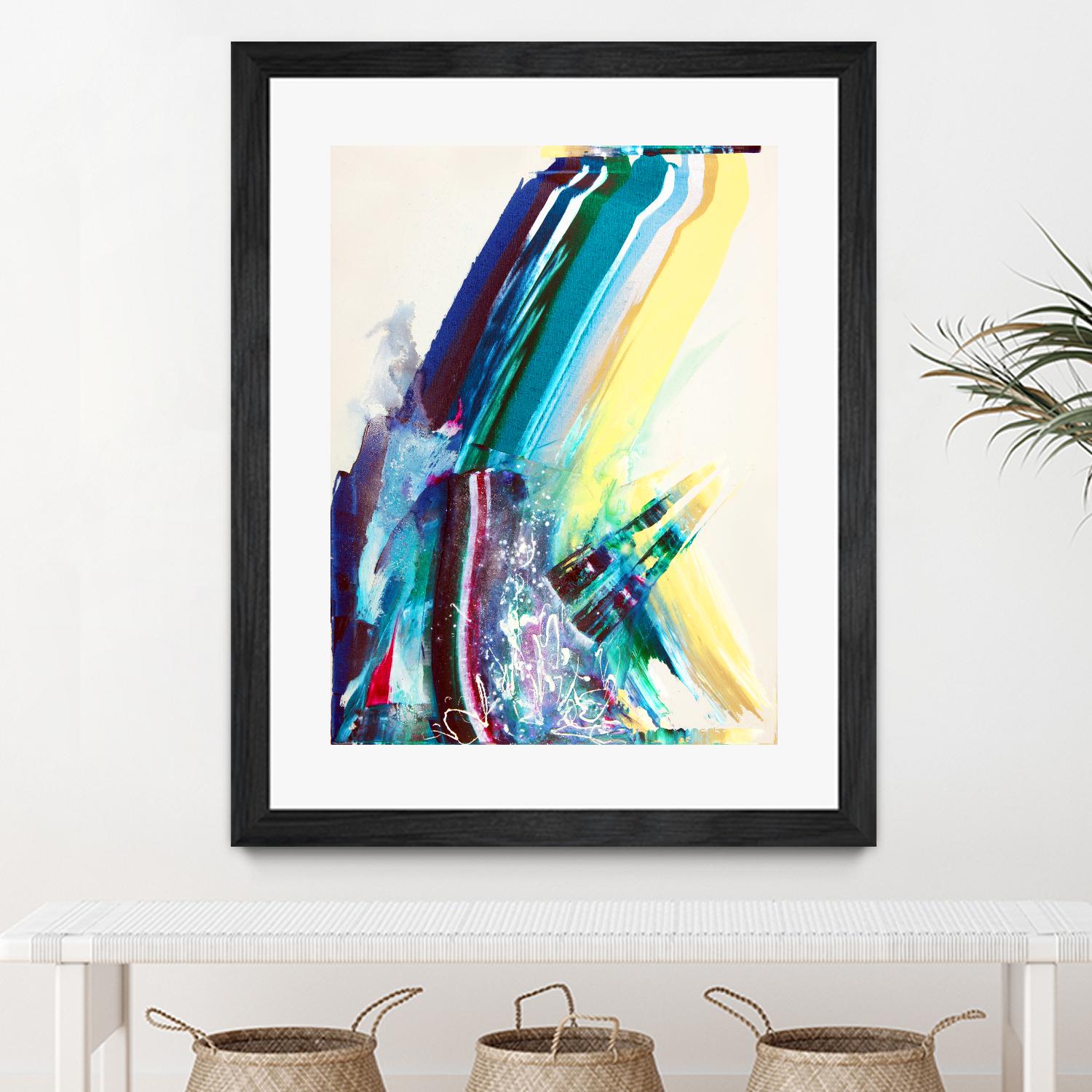 Titan by Joan Marie on GIANT ART - yellow abstract