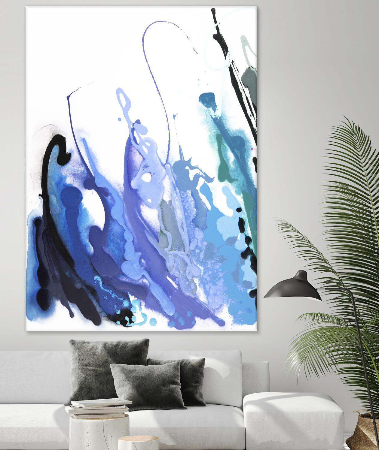 Reaching for the Sky by Joan Marie on GIANT ART - purple abstract