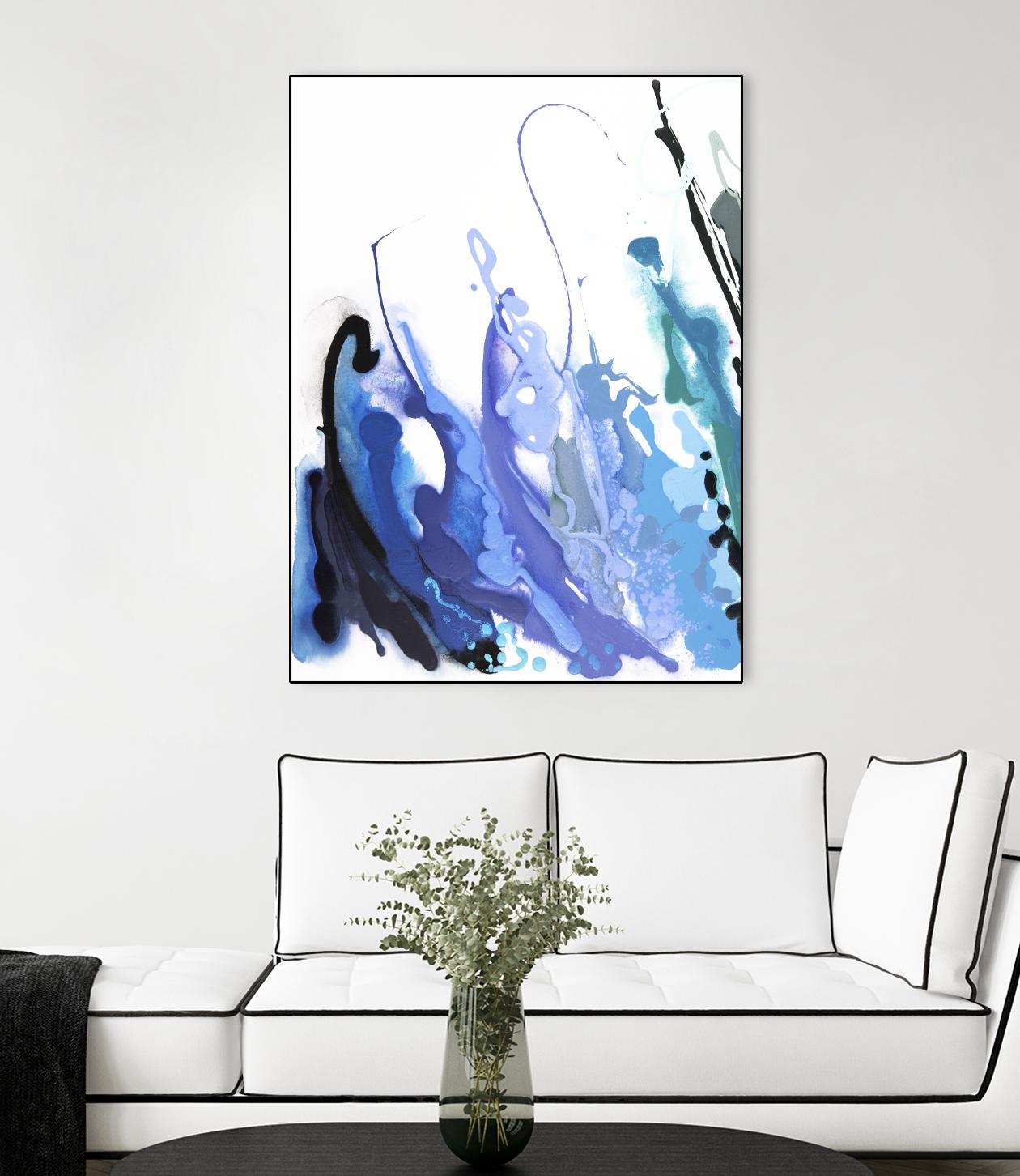 Reaching for the Sky by Joan Marie on GIANT ART - purple abstract