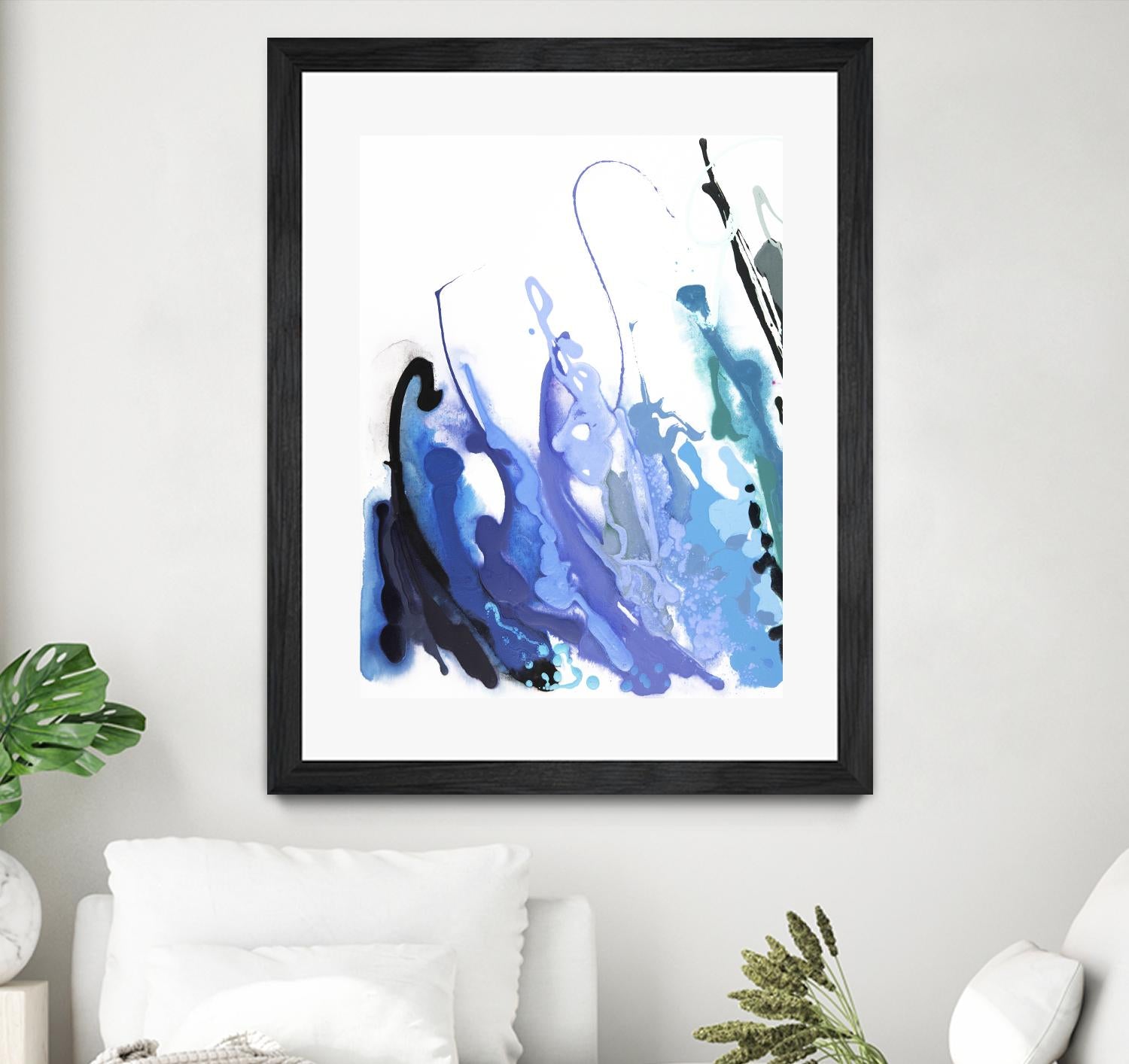 Reaching for the Sky by Joan Marie on GIANT ART - purple abstract