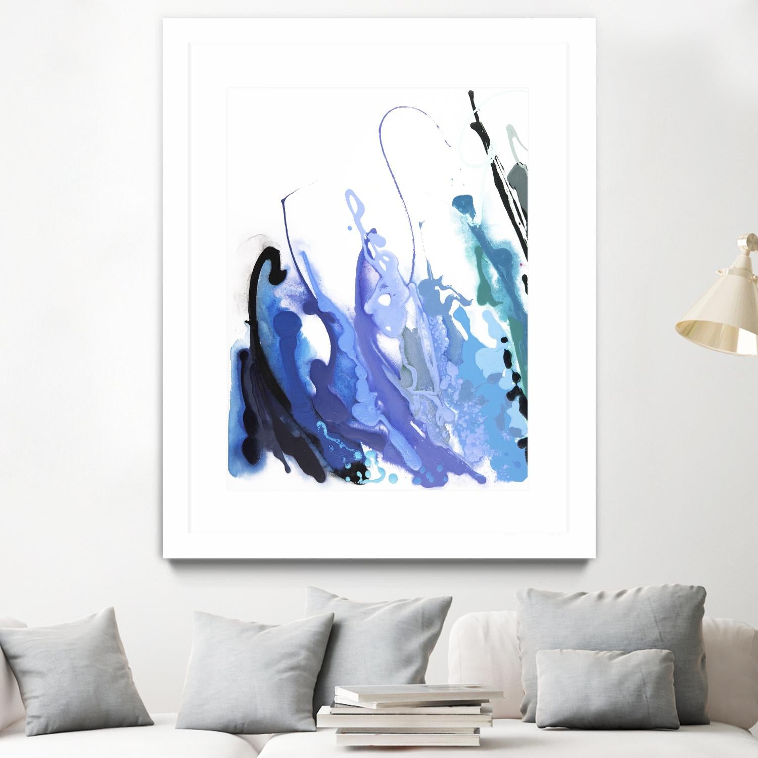 Reaching for the Sky by Joan Marie on GIANT ART - purple abstract