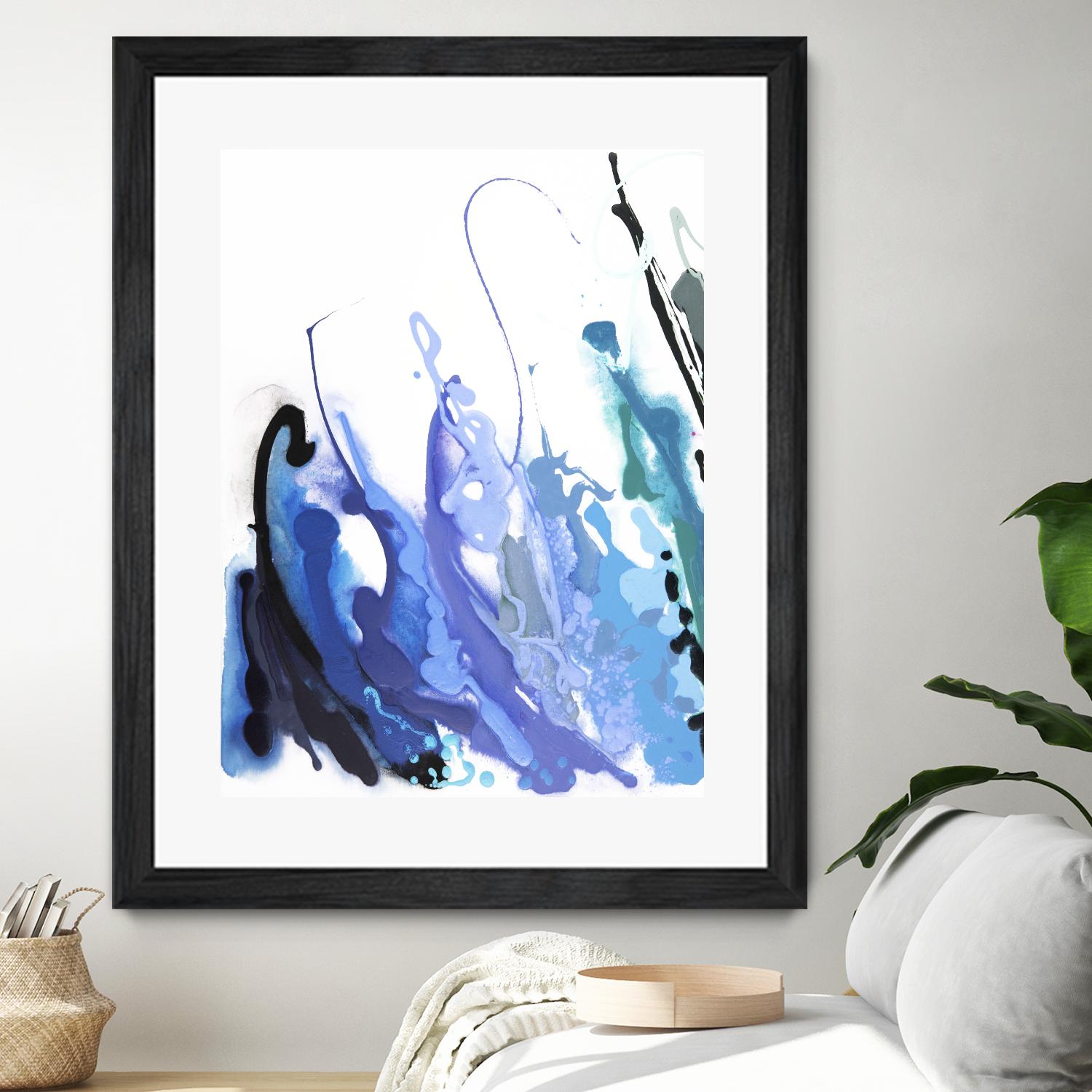 Reaching for the Sky by Joan Marie on GIANT ART - purple abstract