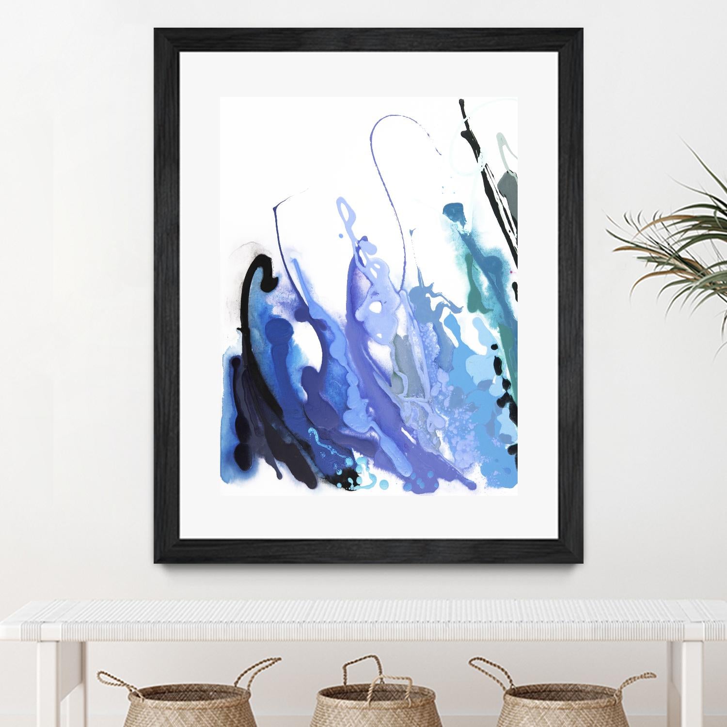 Reaching for the Sky by Joan Marie on GIANT ART - purple abstract