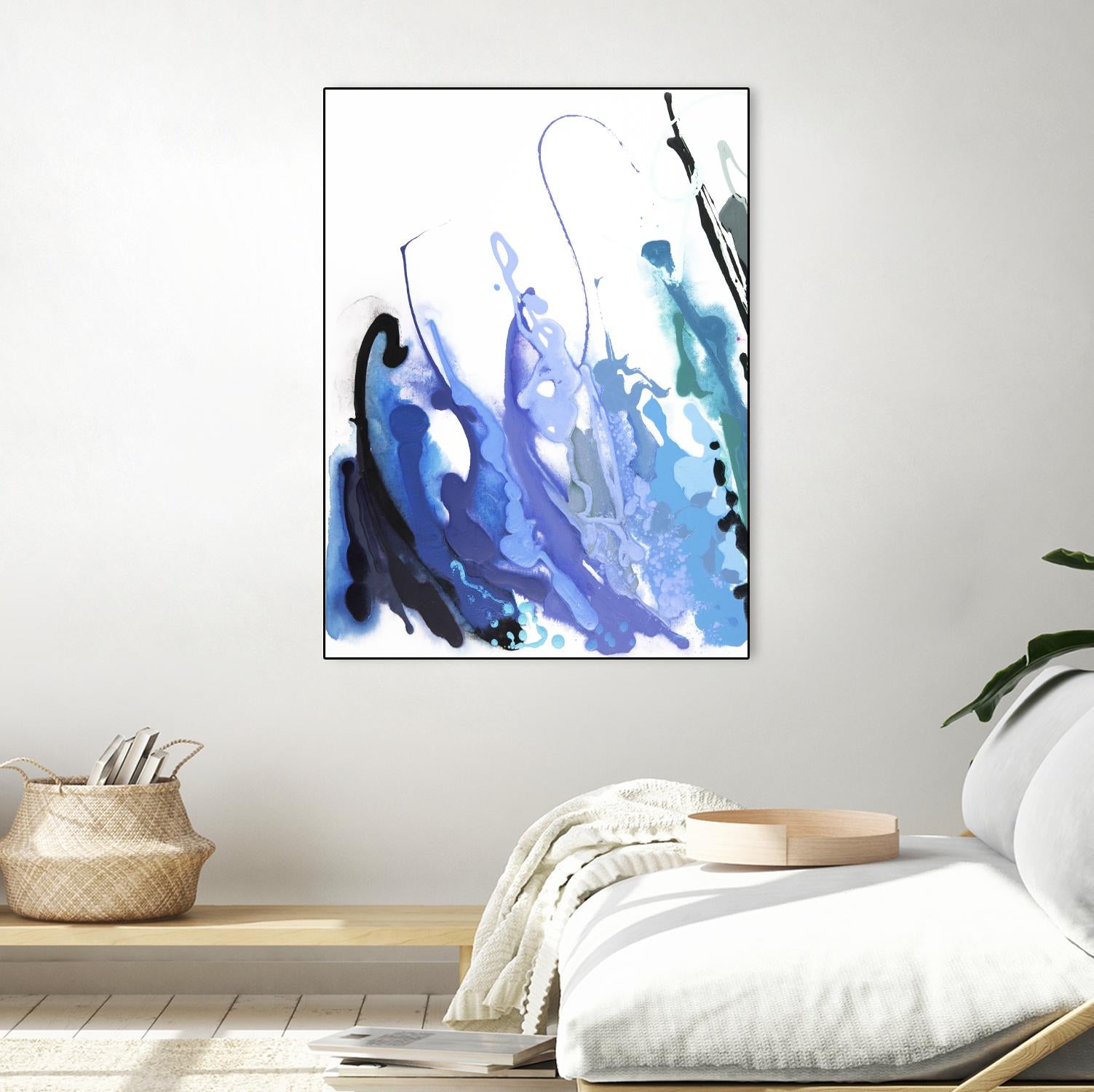 Reaching for the Sky by Joan Marie on GIANT ART - purple abstract