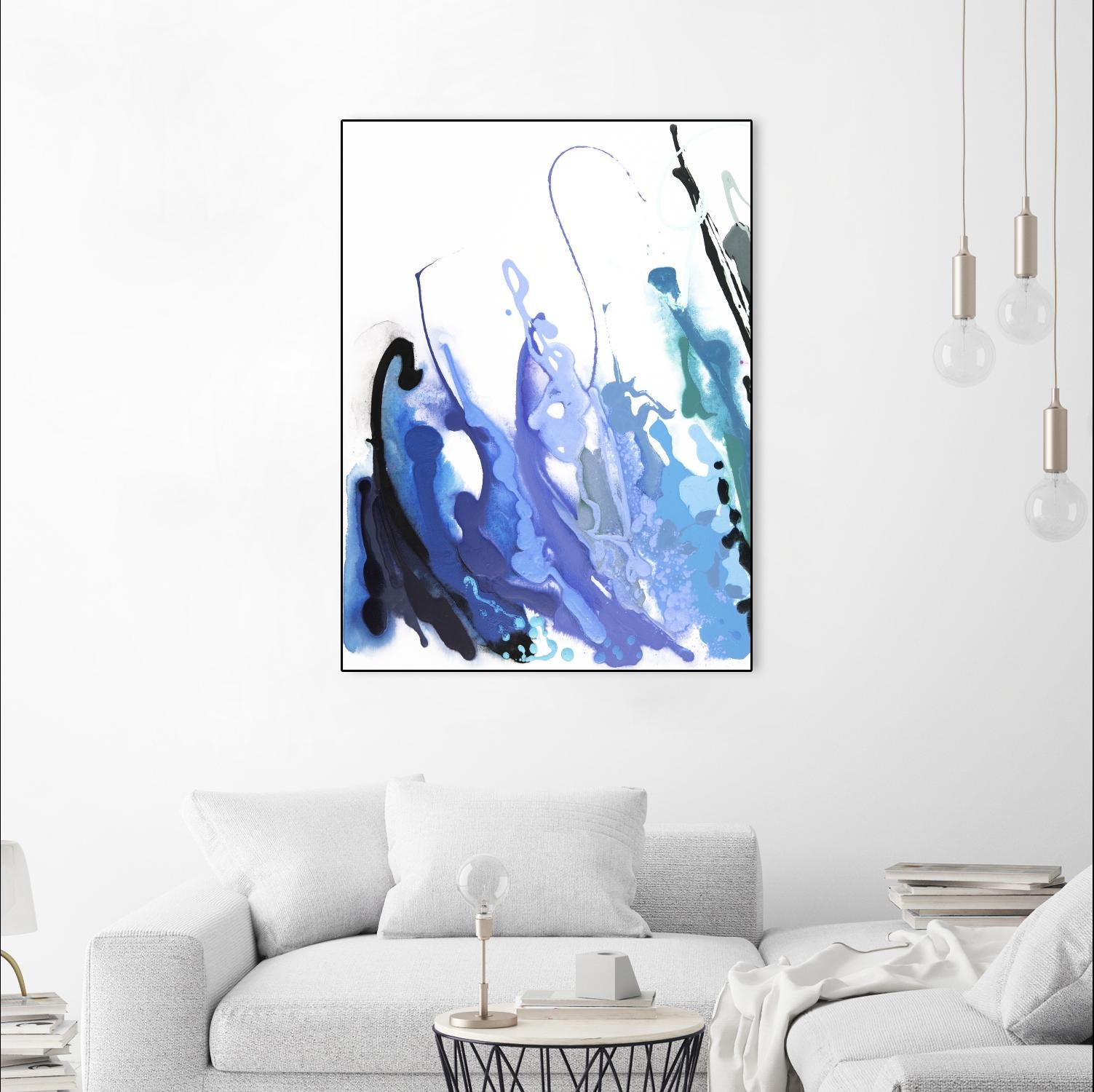 Reaching for the Sky by Joan Marie on GIANT ART - purple abstract