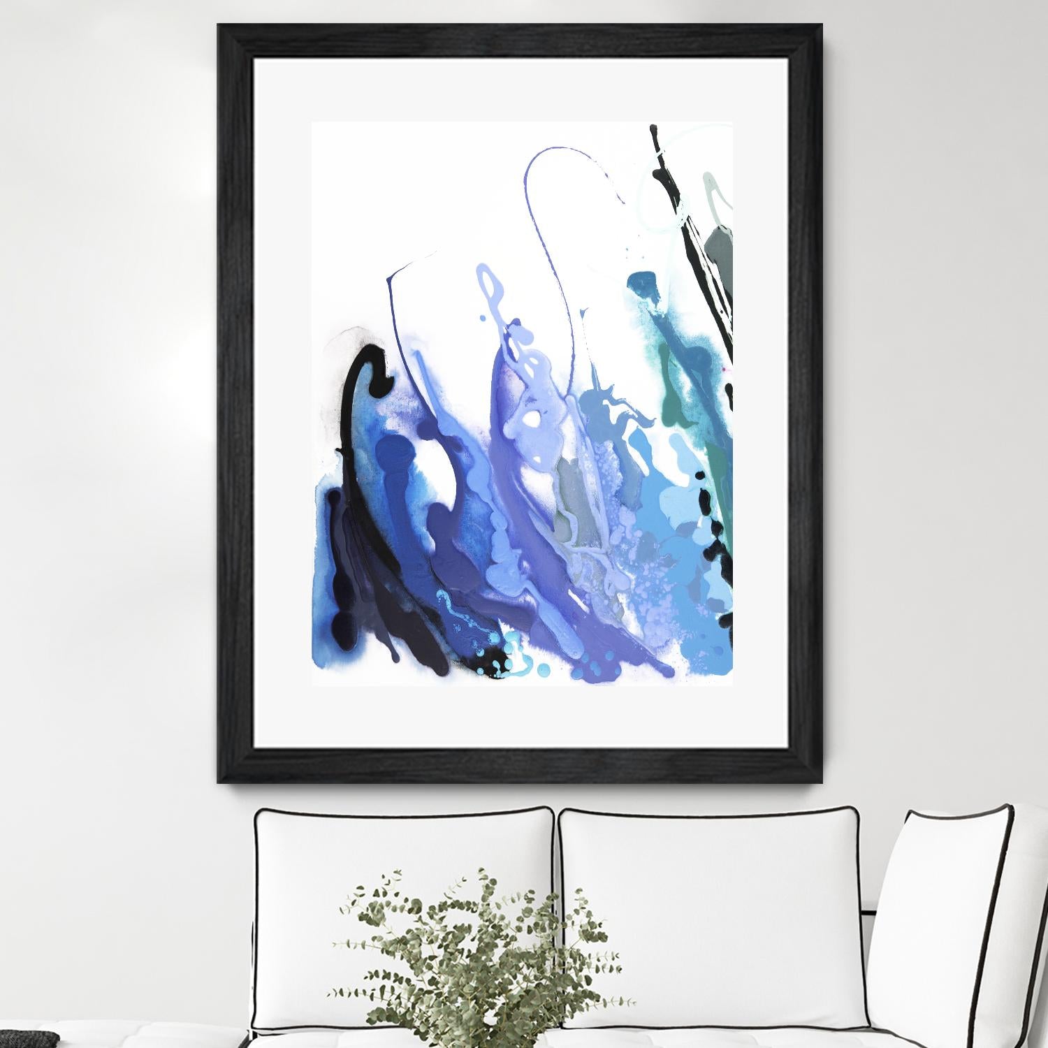 Reaching for the Sky by Joan Marie on GIANT ART - purple abstract