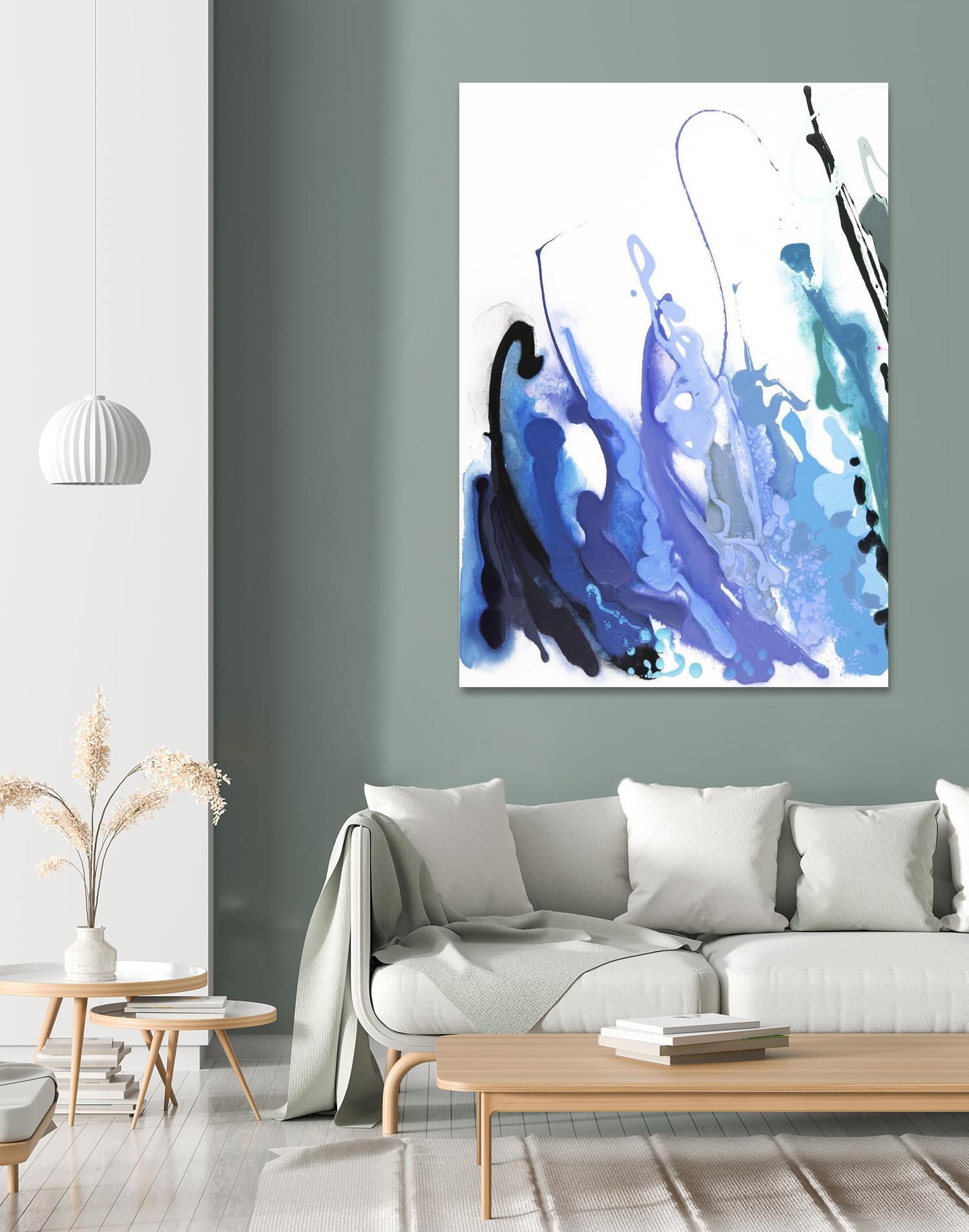 Reaching for the Sky by Joan Marie on GIANT ART - purple abstract