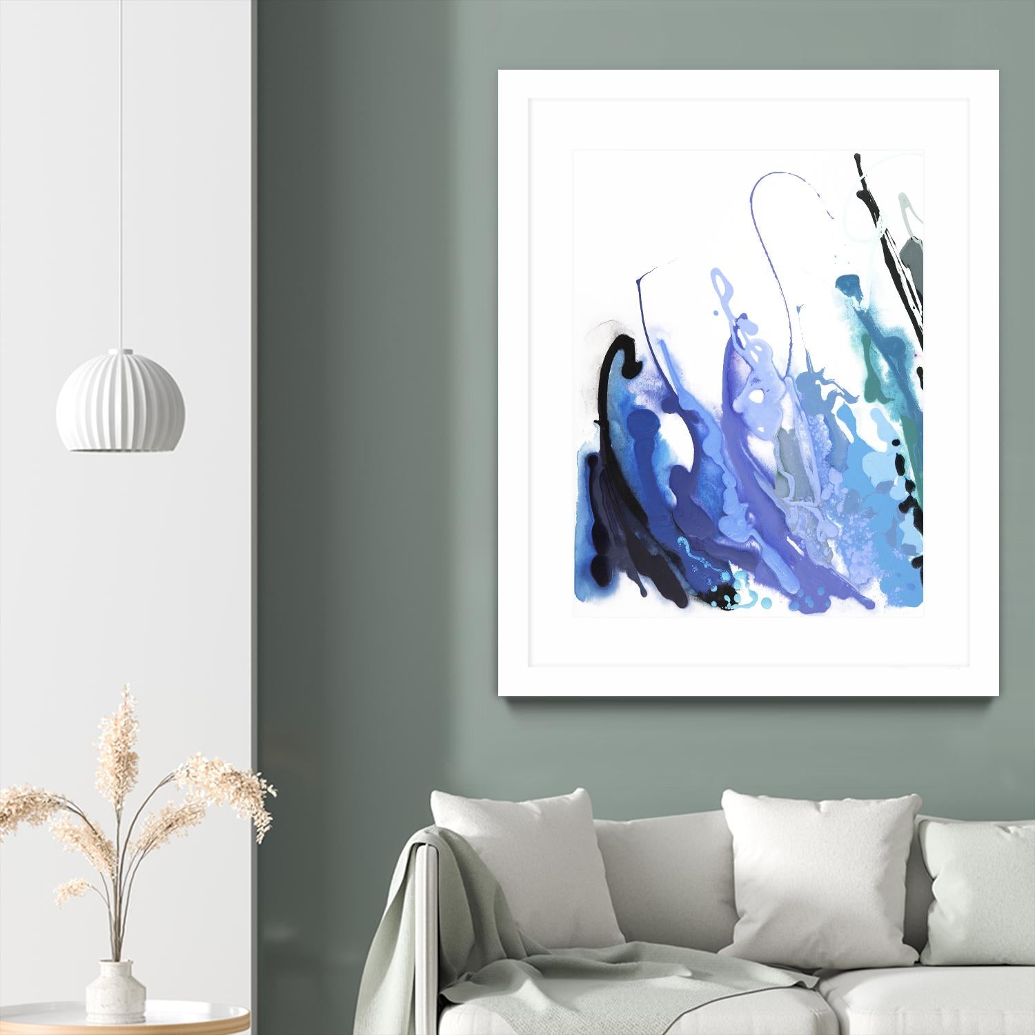 Reaching for the Sky by Joan Marie on GIANT ART - purple abstract