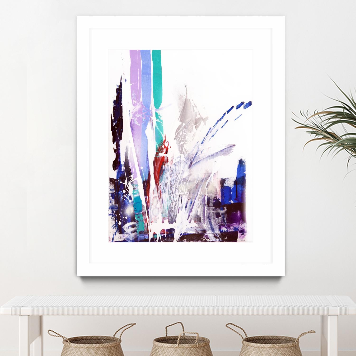 Orca by Joan Marie on GIANT ART - blue abstract