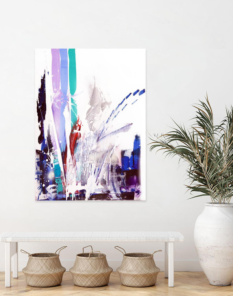 Orca by Joan Marie on GIANT ART - blue abstract