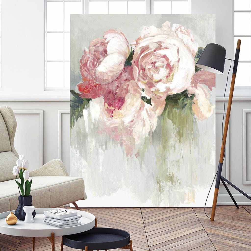Peonies par Asia Jensen sur GIANT ART - floral rose
