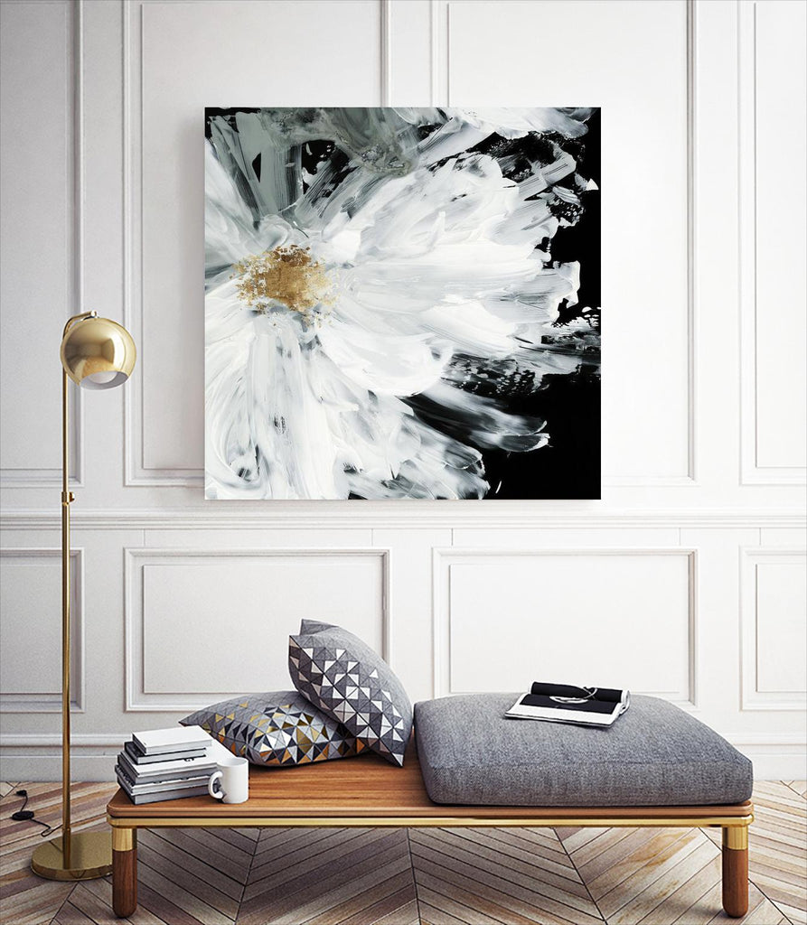 Black Peony by Asia Jensen on GIANT ART - white floral