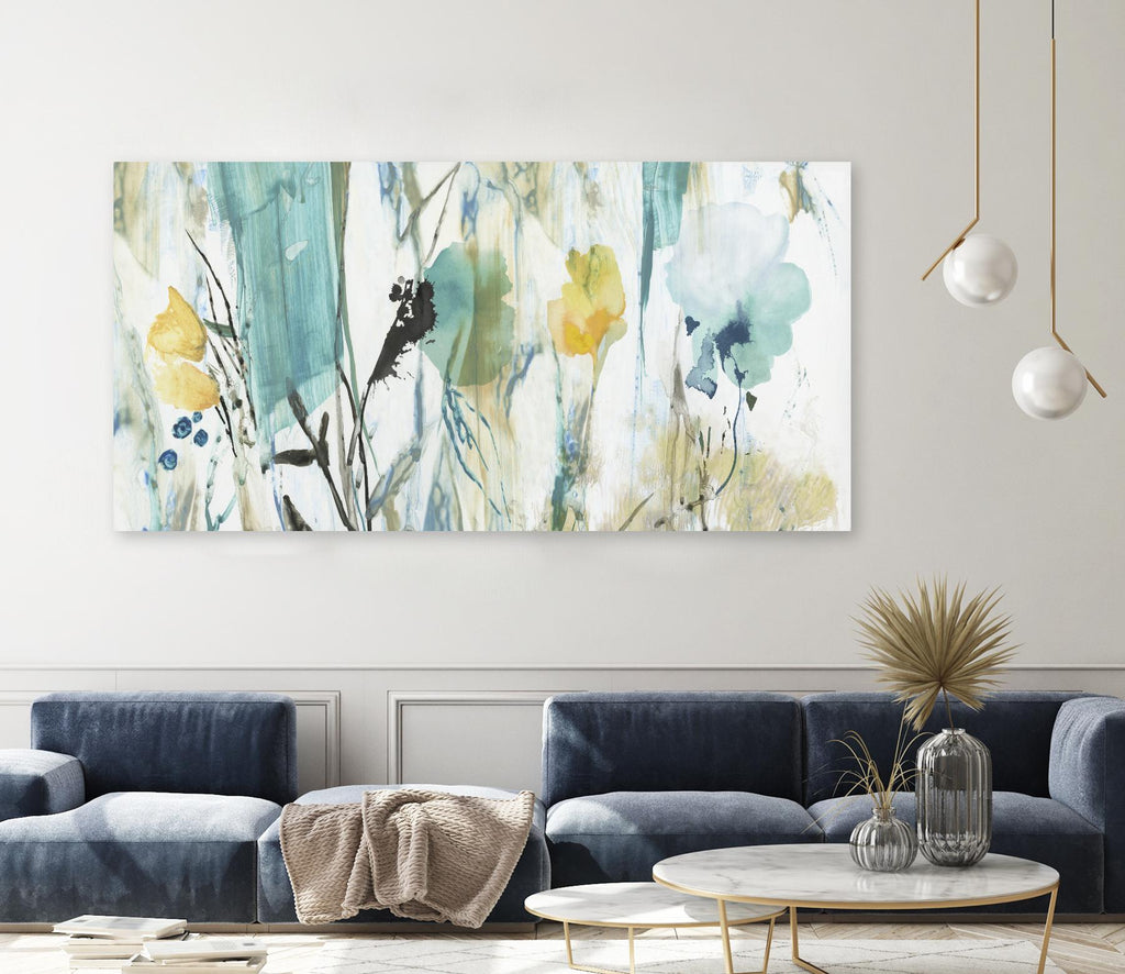 Fading Behind by Asia Jensen on GIANT ART - blue botany