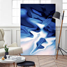 Blue Day by Joe Gemignani on GIANT ART - white abstract