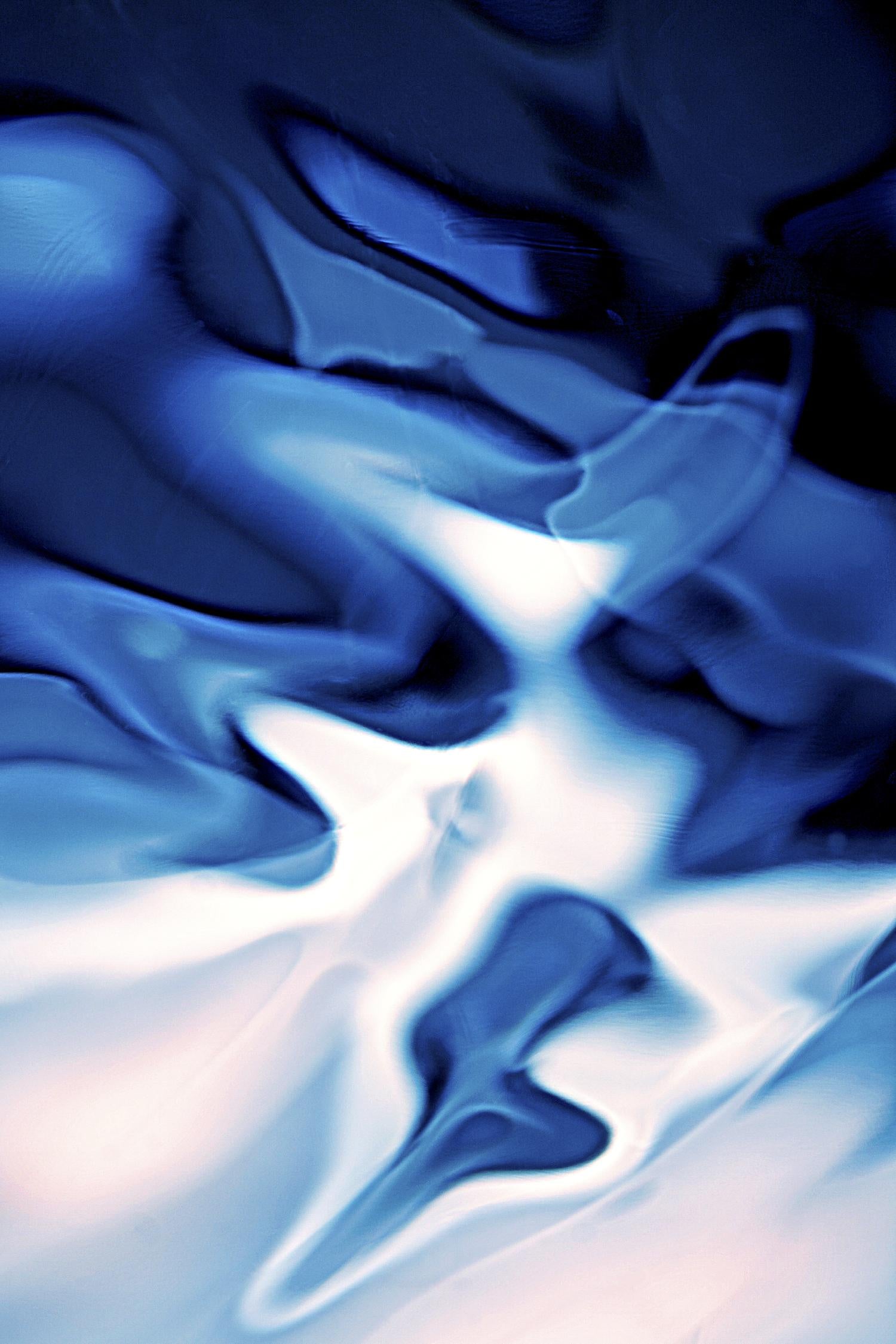 Blue Day by Joe Gemignani on GIANT ART - white abstract