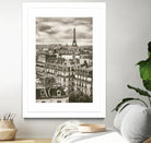 Rooftops and Eiffel by Jody Stuart on GIANT ART - white city scene