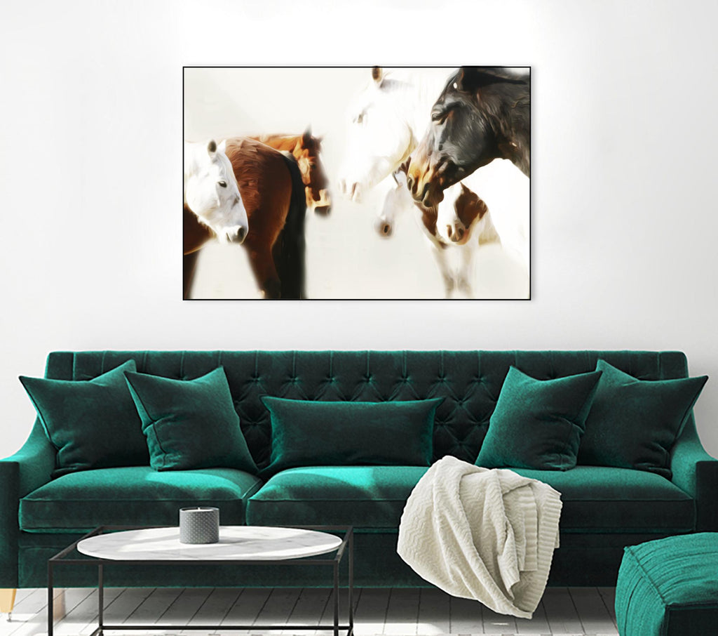 The Herd by Kari Brooks on GIANT ART - brown animals