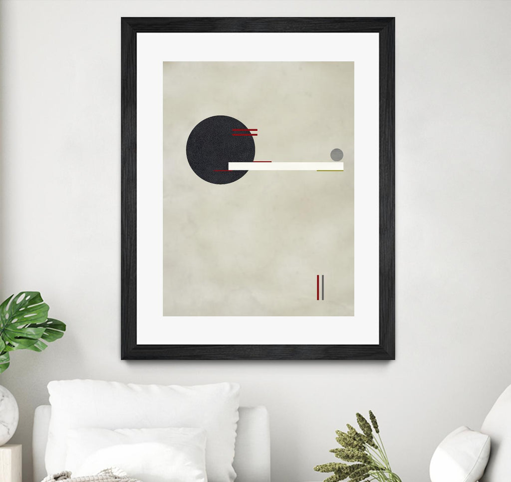 Circle Love by Kevin Calaguiro on GIANT ART - black abstract
