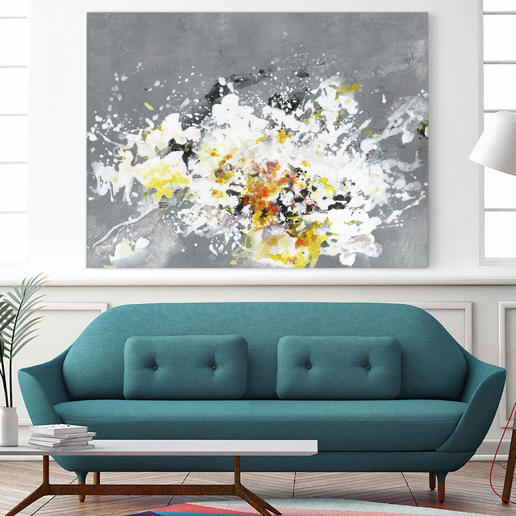 Composition II by Kathryn Neale on GIANT ART - yellow abstract