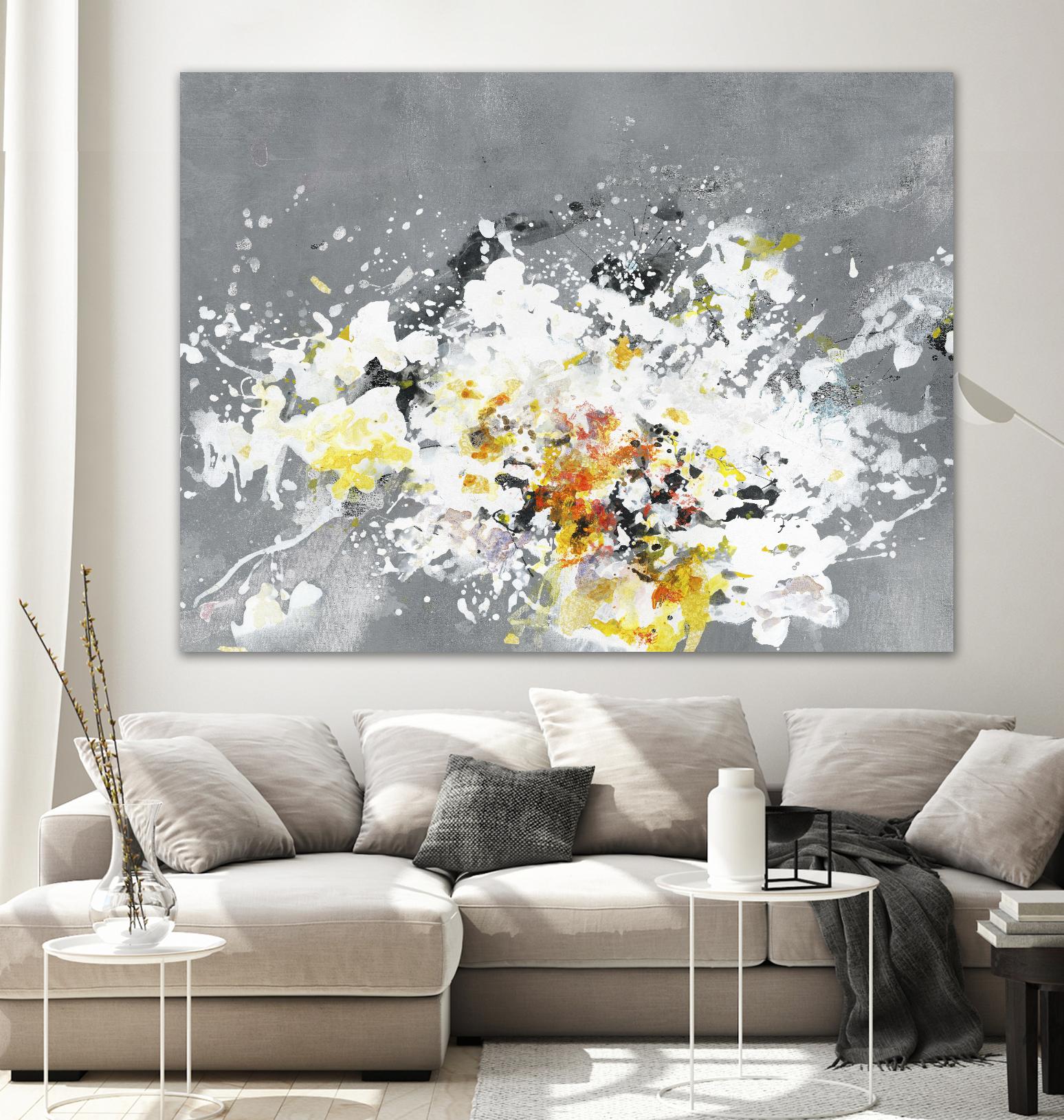 Composition II by Kathryn Neale on GIANT ART - yellow abstract
