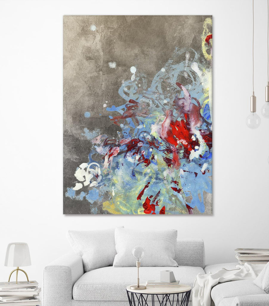 Luster III by Kathryn Neale on GIANT ART - blue abstract