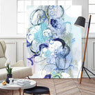Aqua I by Kathryn Neale on GIANT ART - blue abstract