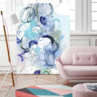 Aqua I by Kathryn Neale on GIANT ART - blue abstract