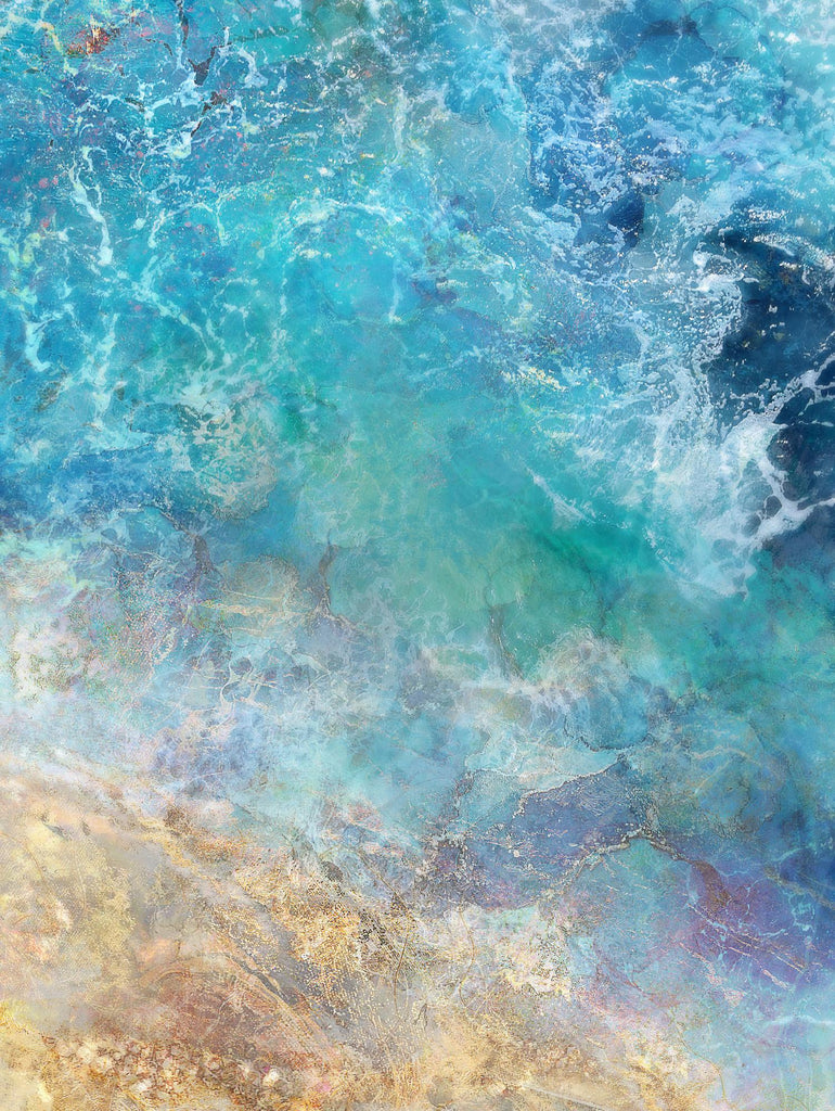 Oceanic Gold I by Ken Roko on GIANT ART - abstract