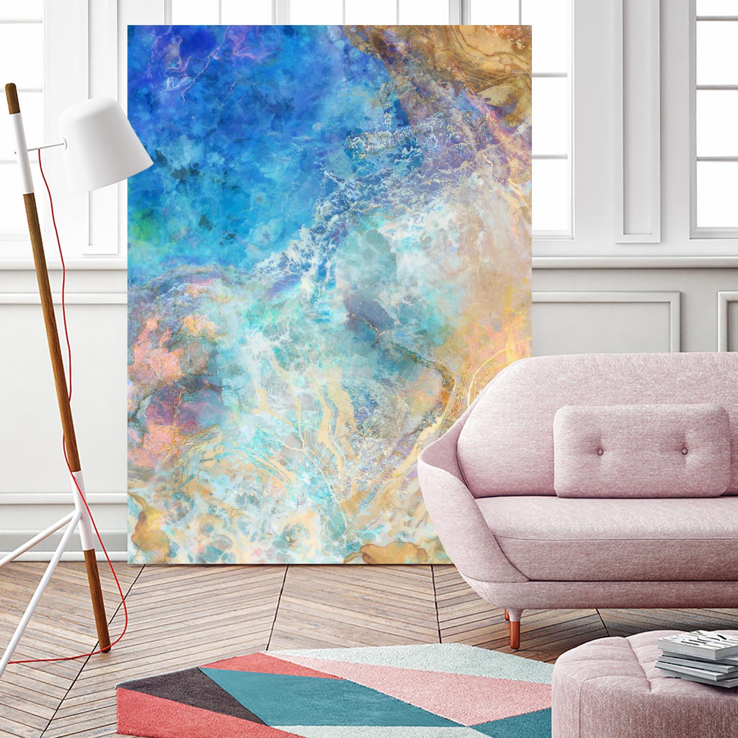 Oceanic Gold II by Ken Roko on GIANT ART - abstract