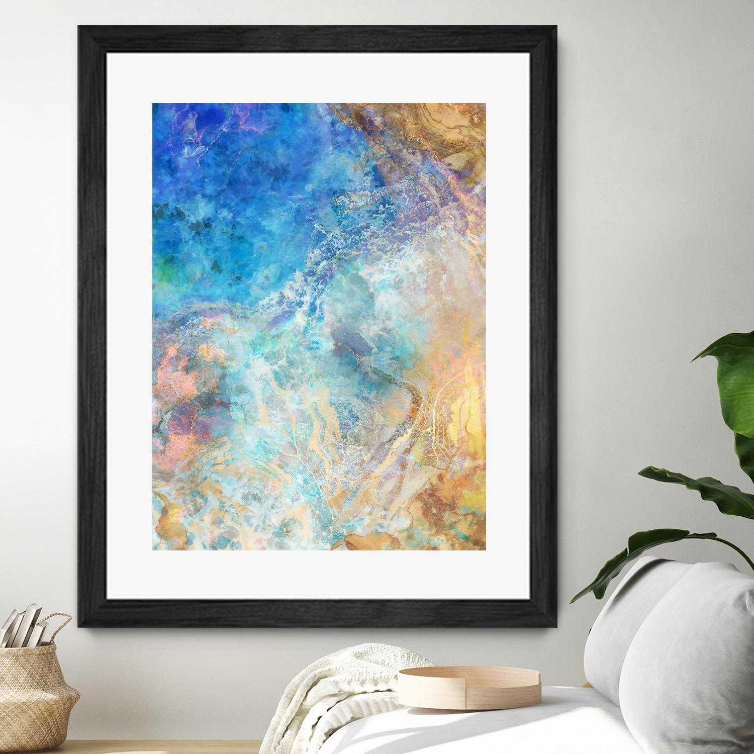 Oceanic Gold II by Ken Roko on GIANT ART - abstract