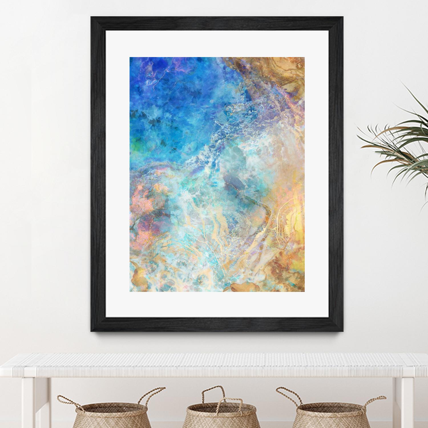 Oceanic Gold II by Ken Roko on GIANT ART - abstract