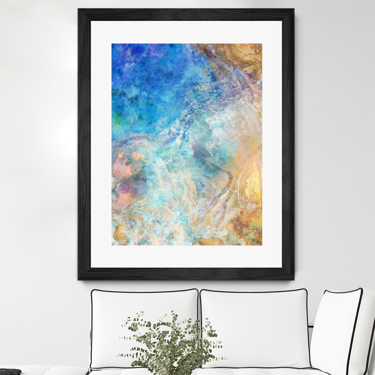 Oceanic Gold II by Ken Roko on GIANT ART - abstract