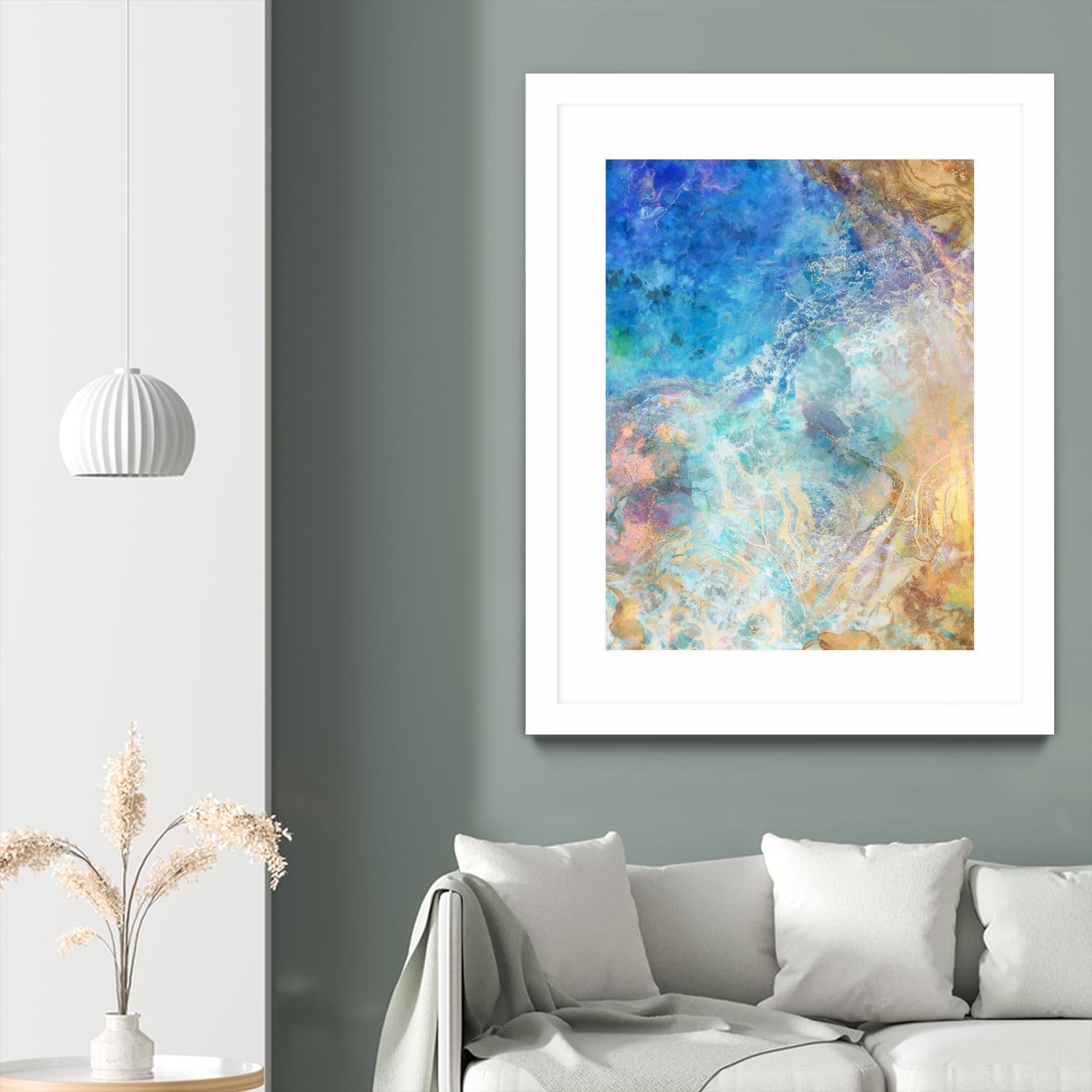 Oceanic Gold II by Ken Roko on GIANT ART - abstract