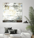 Grey Zone I by Valeria Mravyan on GIANT ART - white abstract