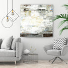 Grey Zone I by Valeria Mravyan on GIANT ART - white abstract