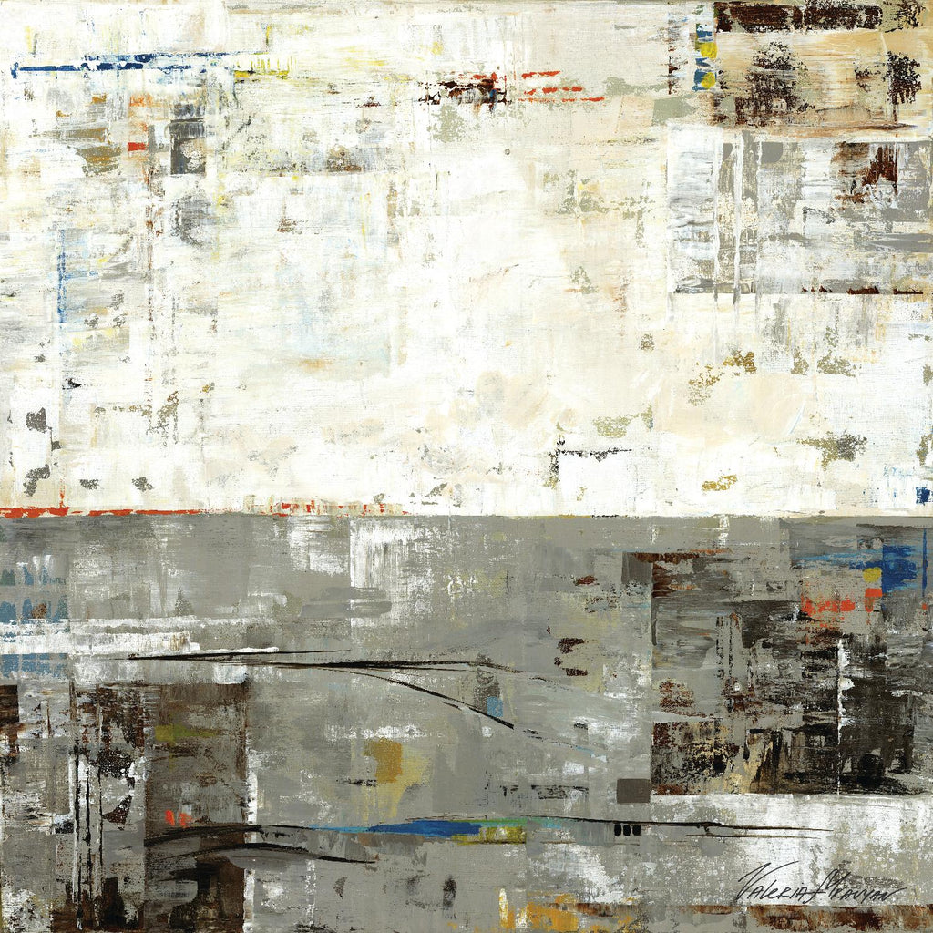 Grey Zone II de Valeria Mravyan sur GIANT ART - abstrait beige