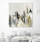 Golden Cityscape by Valeria Mravyan on GIANT ART - gold city scene