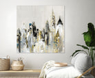 Golden Cityscape by Valeria Mravyan on GIANT ART - gold city scene