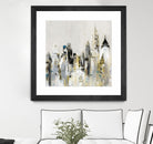 Golden Cityscape by Valeria Mravyan on GIANT ART - gold city scene