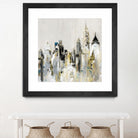 Golden Cityscape by Valeria Mravyan on GIANT ART - gold city scene