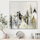 Golden Cityscape by Valeria Mravyan on GIANT ART - gold city scene