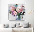 Bouquet II by Valeria Mravyan on GIANT ART - pink floral