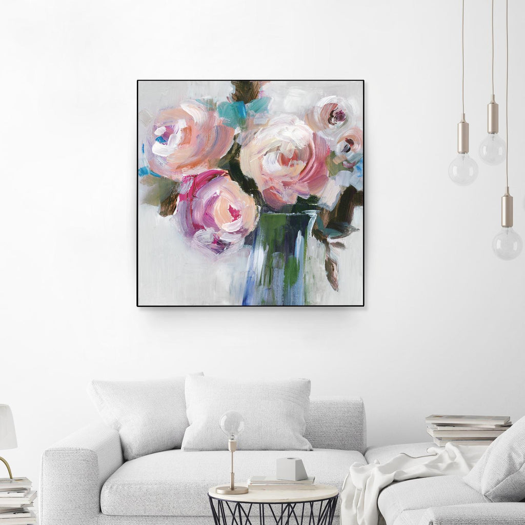 Bouquet II par Valeria Mravyan sur GIANT ART - floral rose