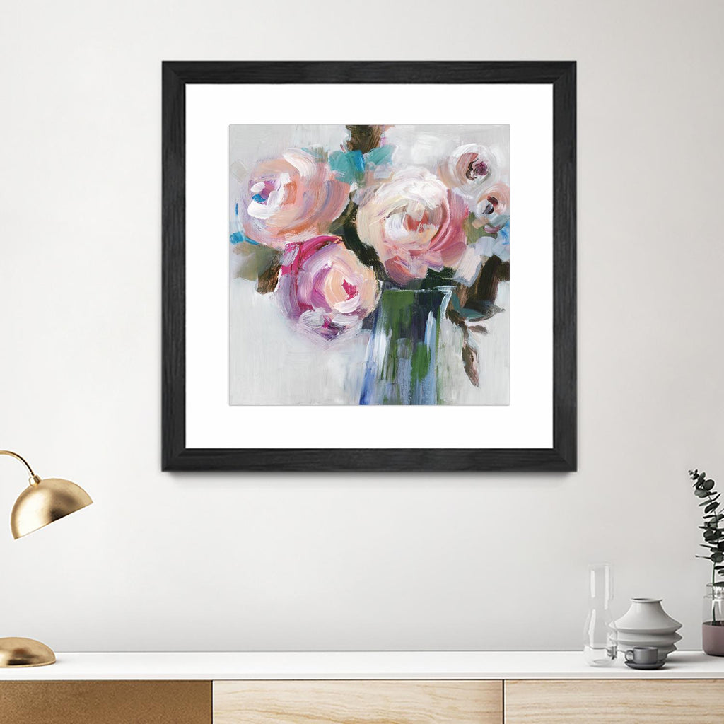 Bouquet II by Valeria Mravyan on GIANT ART - pink floral