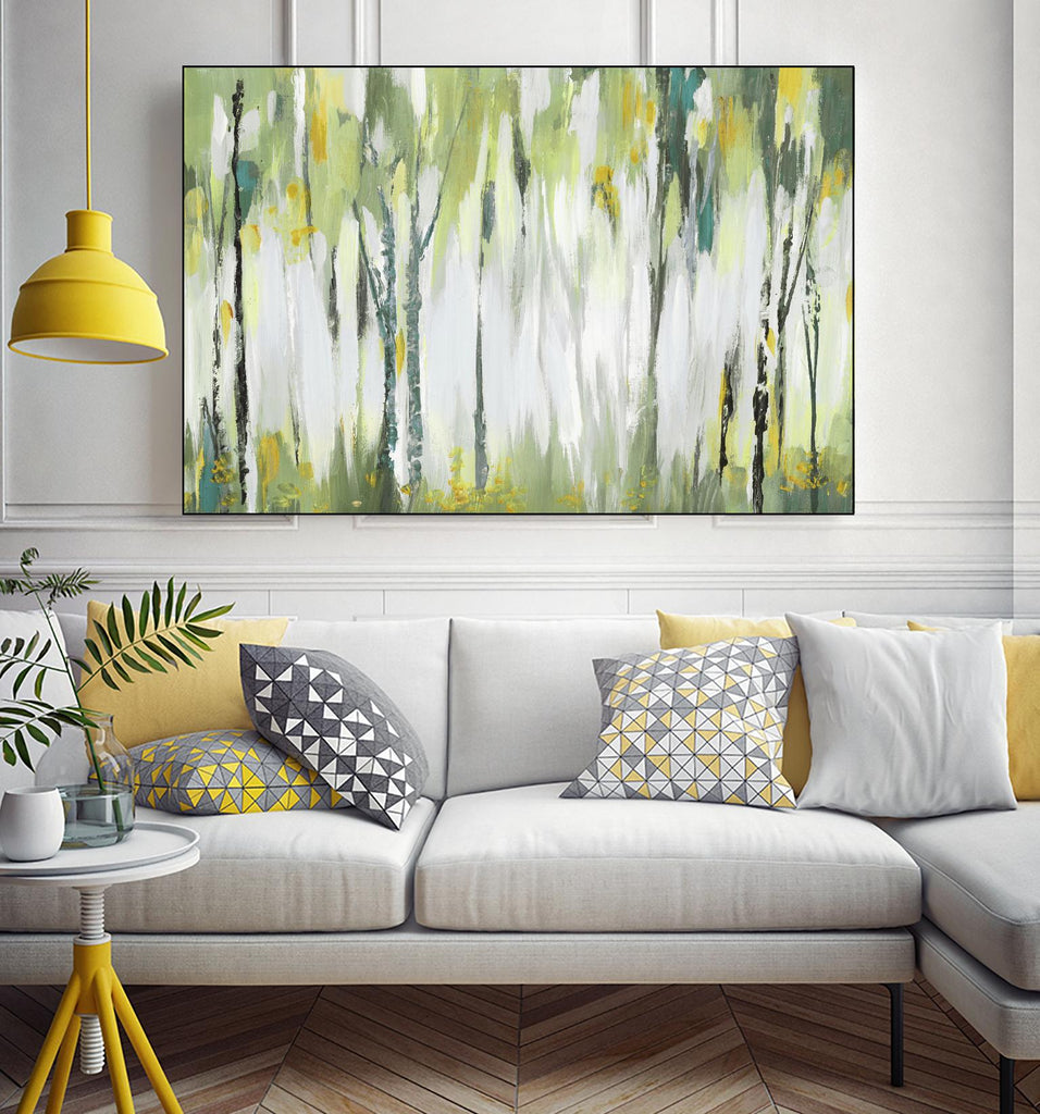 Breezy II by Valeria Mravyan on GIANT ART - yellow trees