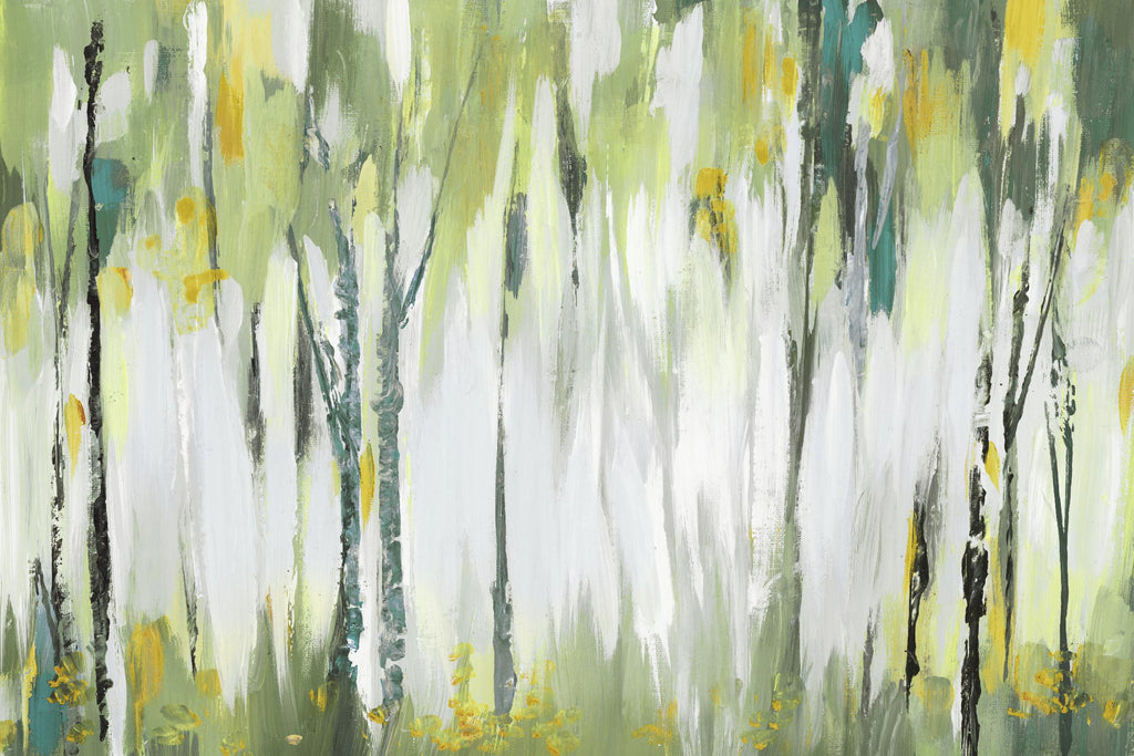 Breezy II de Valeria Mravyan sur GIANT ART - arbres jaunes