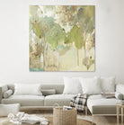 Teal Forest II by Valeria Mravyan on GIANT ART - beige abstract