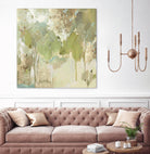 Teal Forest II by Valeria Mravyan on GIANT ART - beige abstract