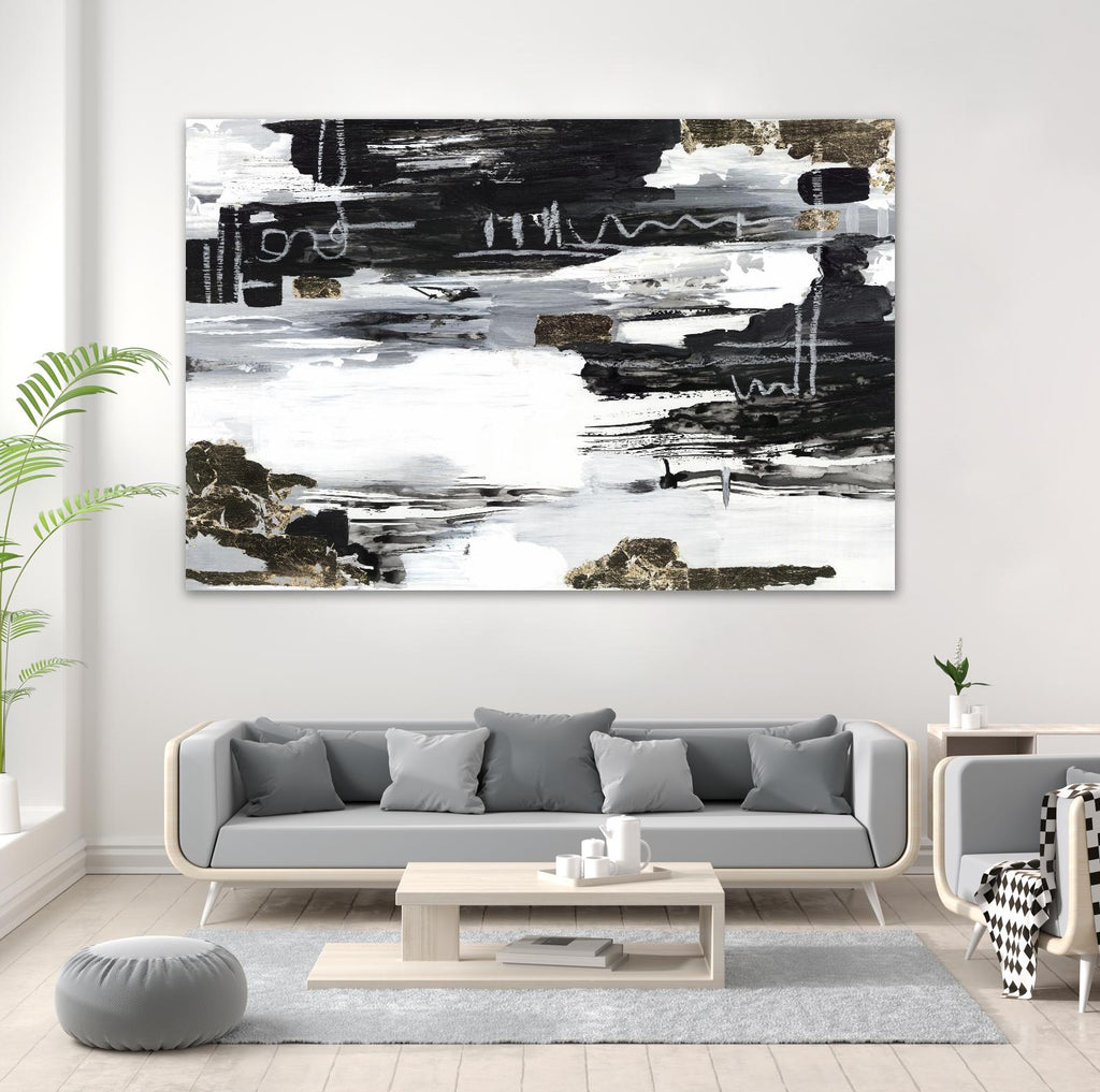 Balancing Blue by Lera on GIANT ART - abstract